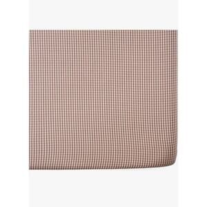 Pehr Gingham Crib Sheet Thistle Brown White Nursery Bedding NEW $42